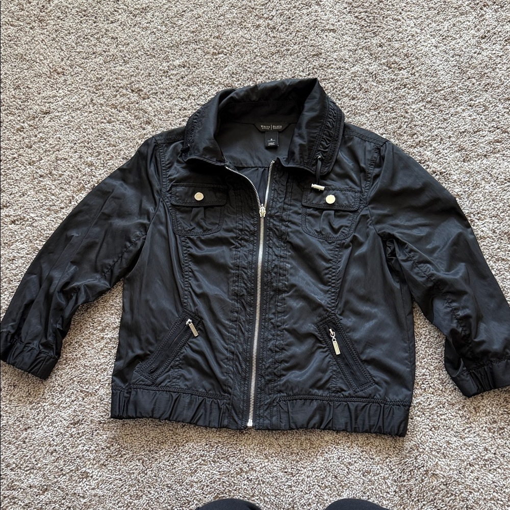 White House Black Market Womens Black Jacket